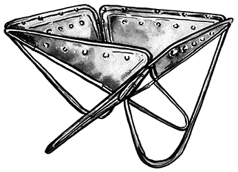 illustration of a takibi fireplace