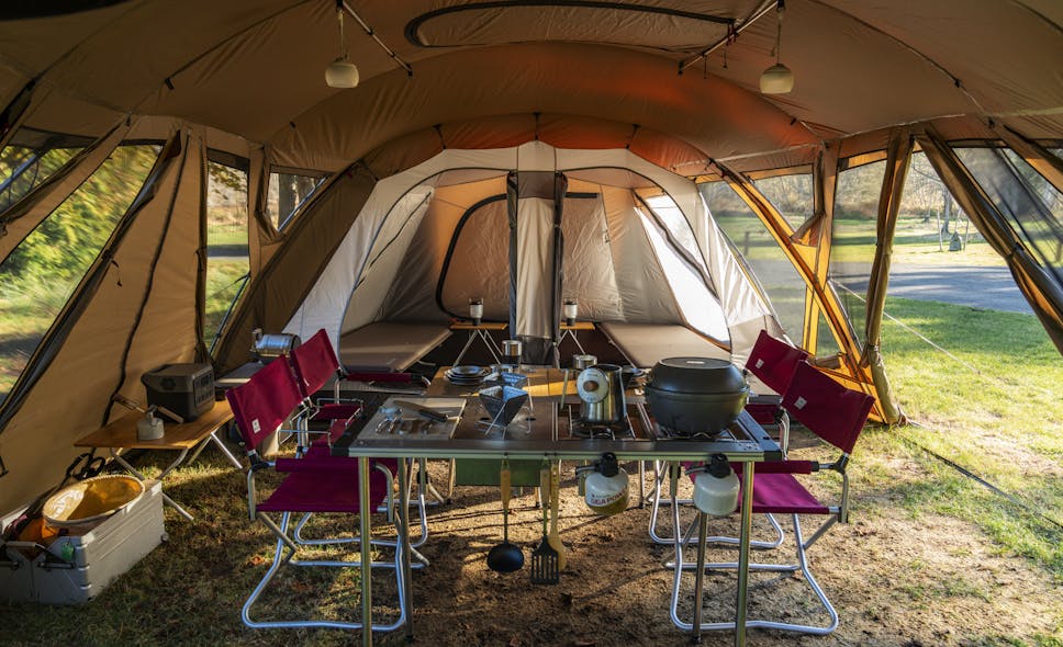 Glamping Tent Interior