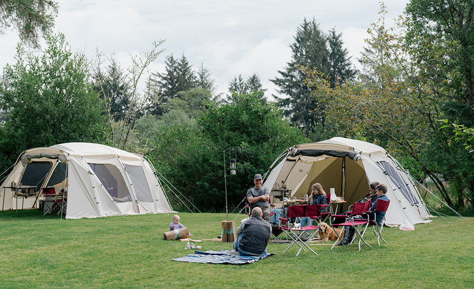 Snow Peak Campfield: Tent Suite: Landlock