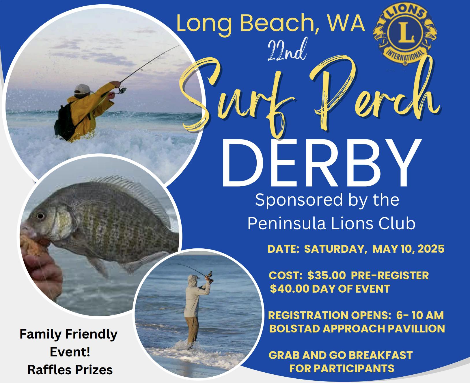 Surf Perch Derby Flyer