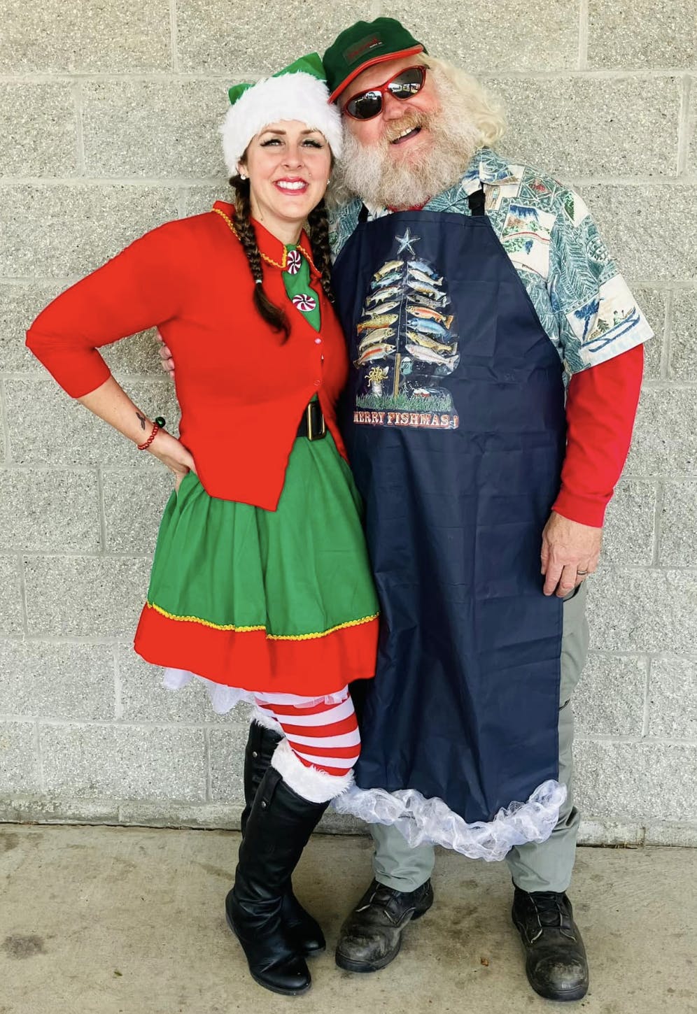 Christmas elves in Ilwaco