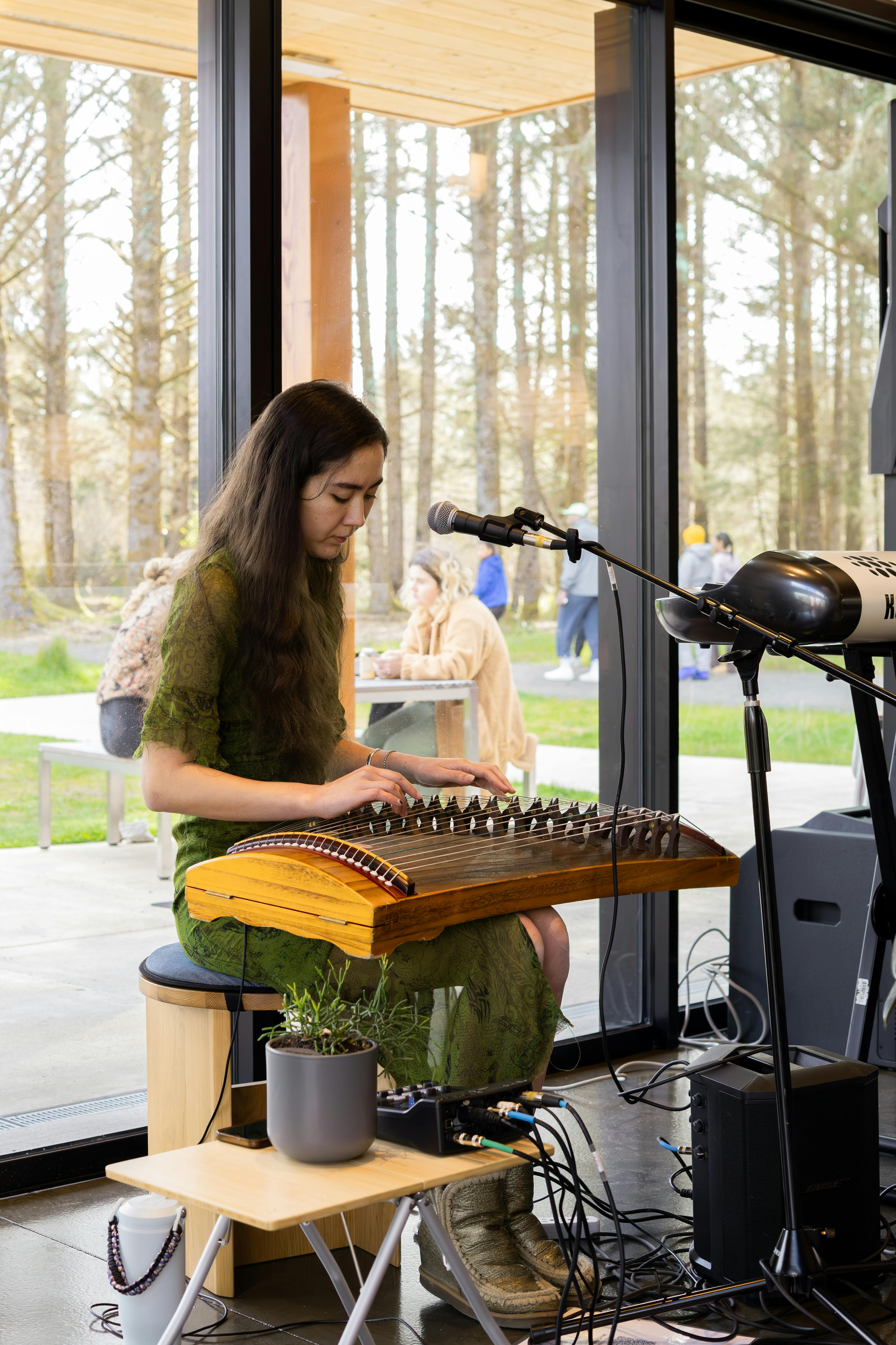 Shelby Natasha performing at Snow Peak Campfield