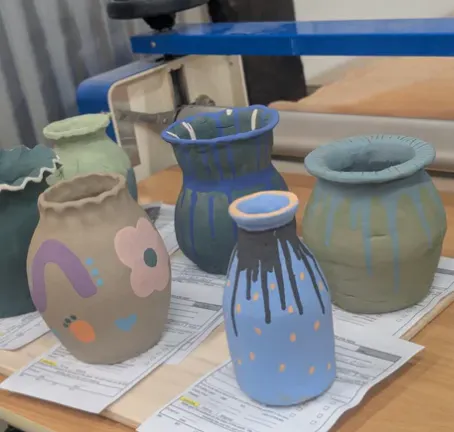 handmade clay vases from Sou'wester