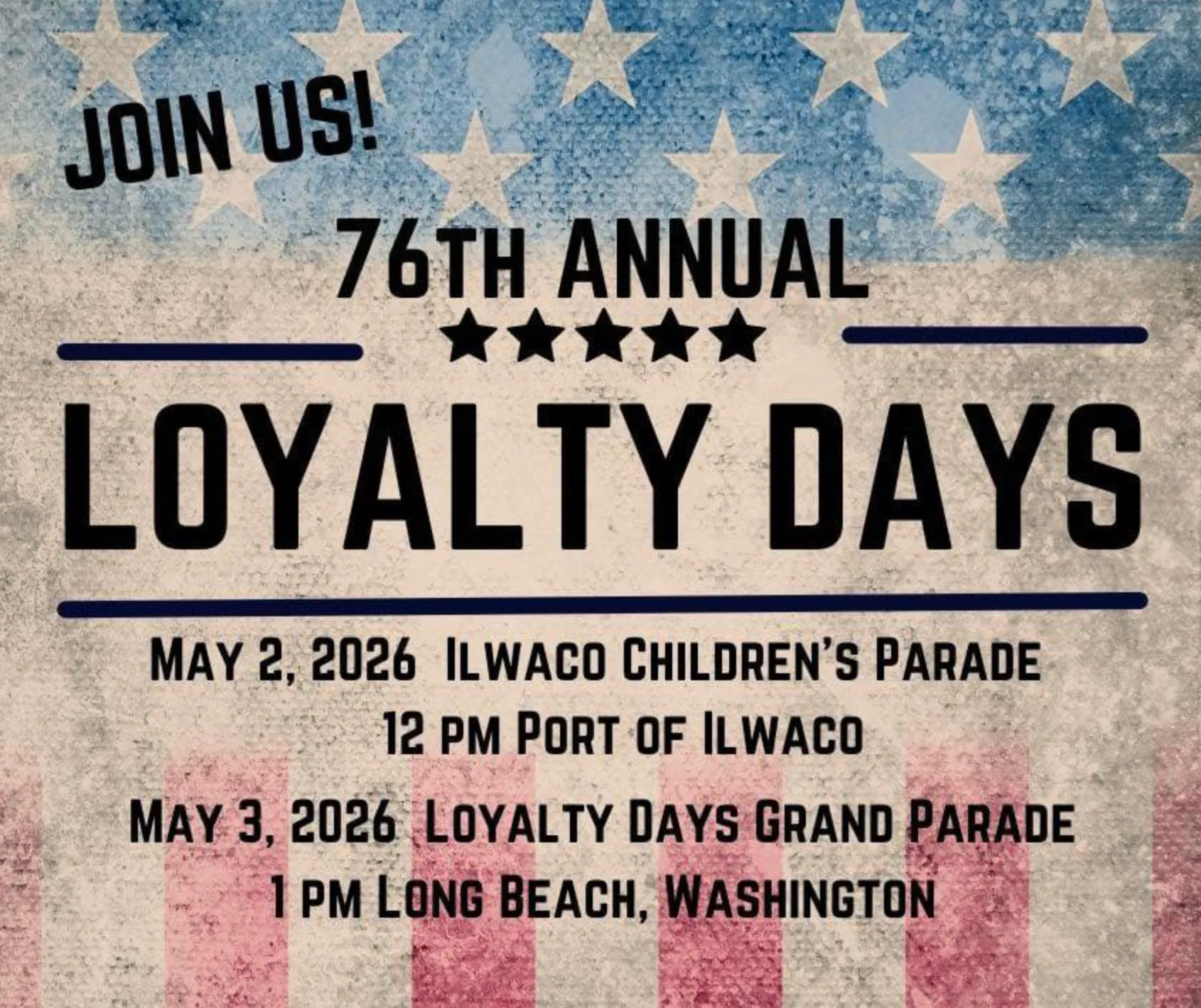 Loyalty Days Parade Flyer