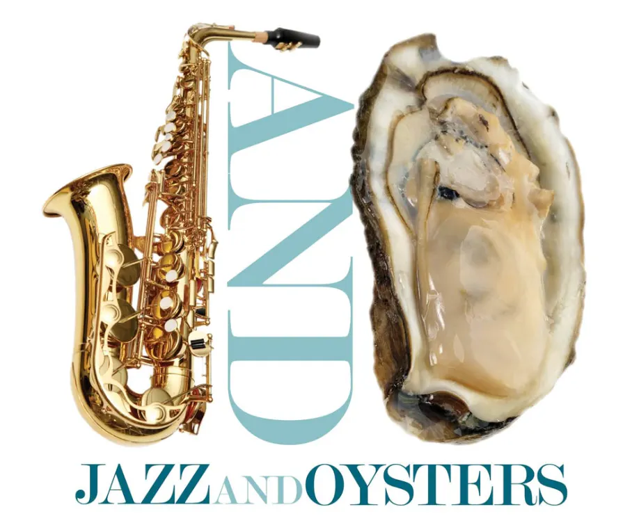 saxaphone and oysters for Jazz & Oysters Festival