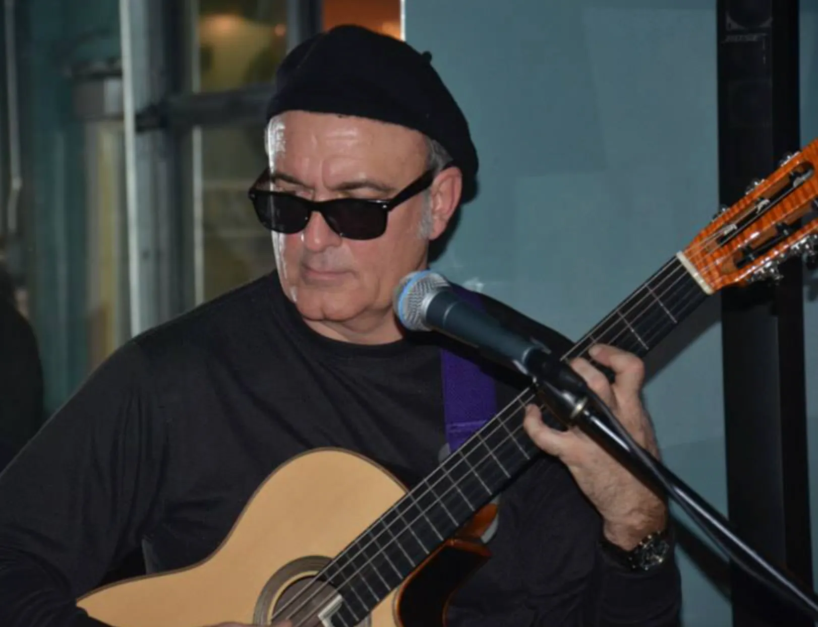 John Orr playing guitar
