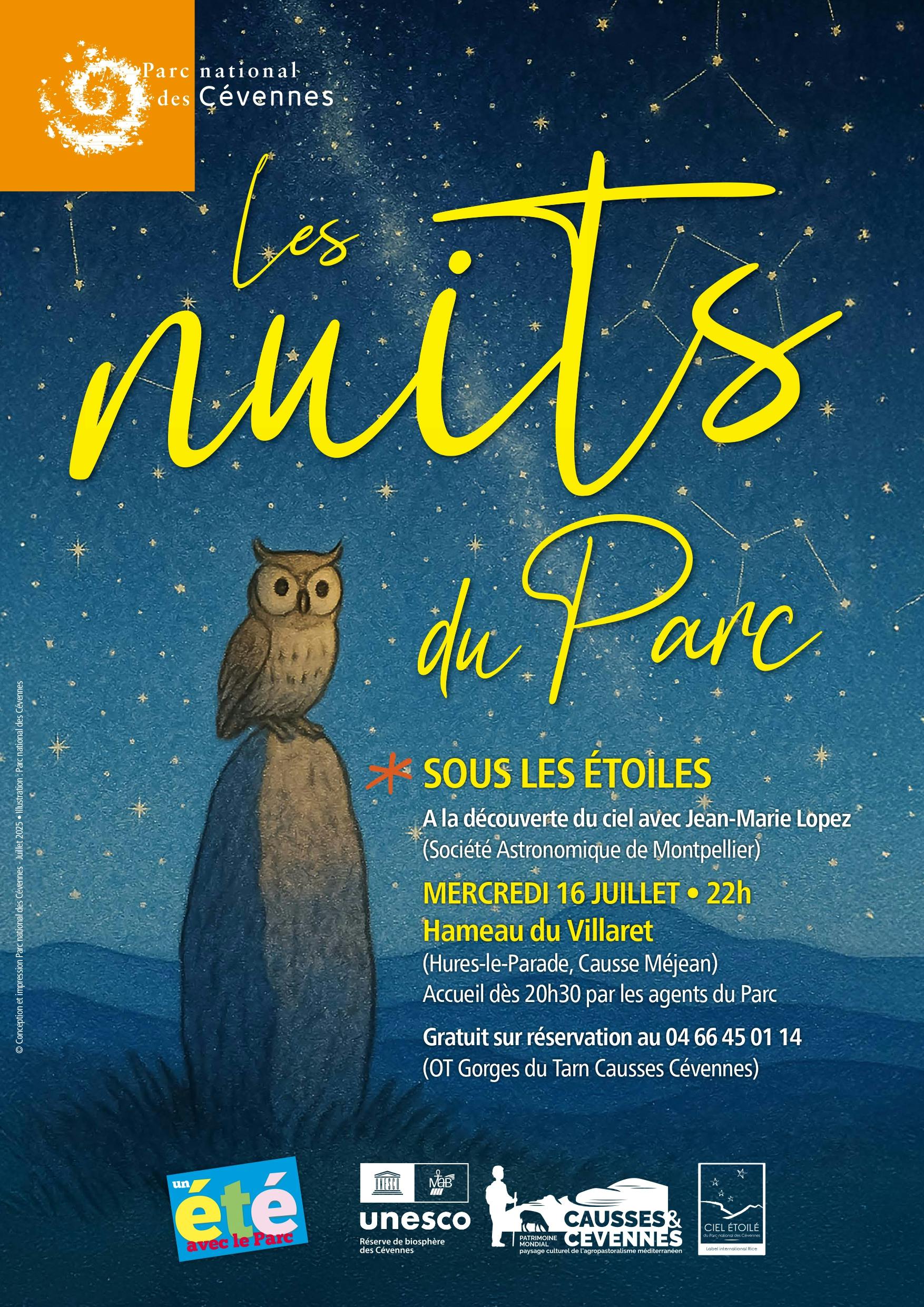 Affiche Les nuits du parc