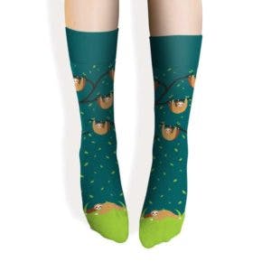 Custom socks for The Dodo by Sock Club front view 
