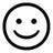 Smiley face to indicate an increase in job satisfaction