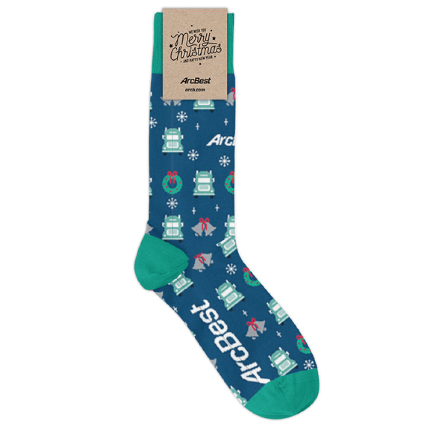 ArcBest custom socks for company store 