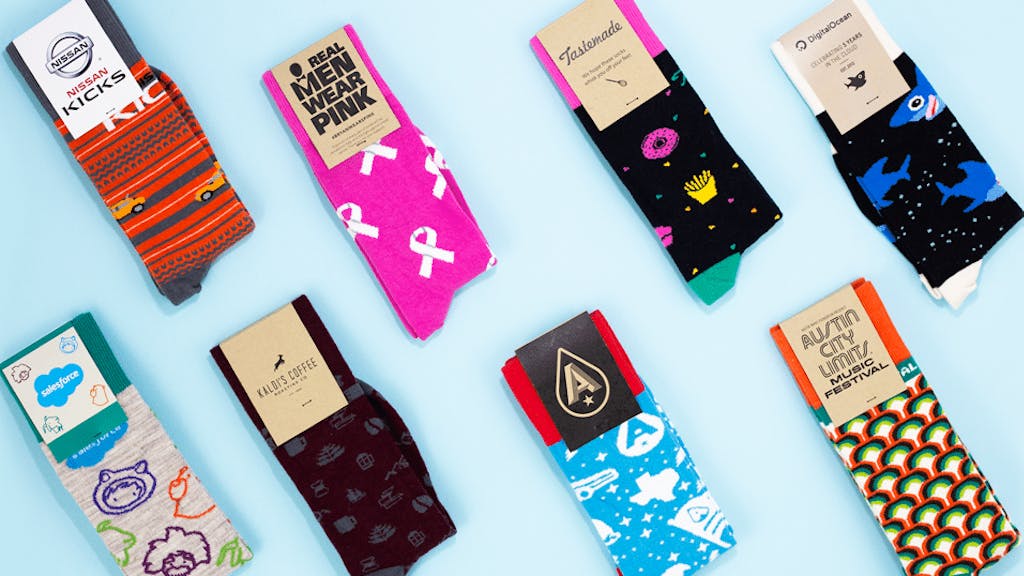 Promotional socks are an effective way to show company culture