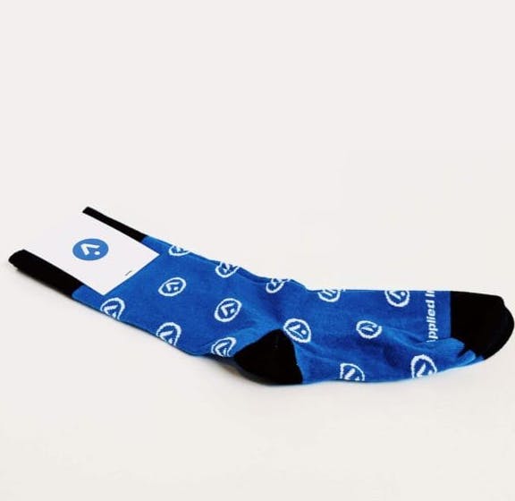 Custom Socks for Applied Intuition Branded Employee Onboarding Kits
