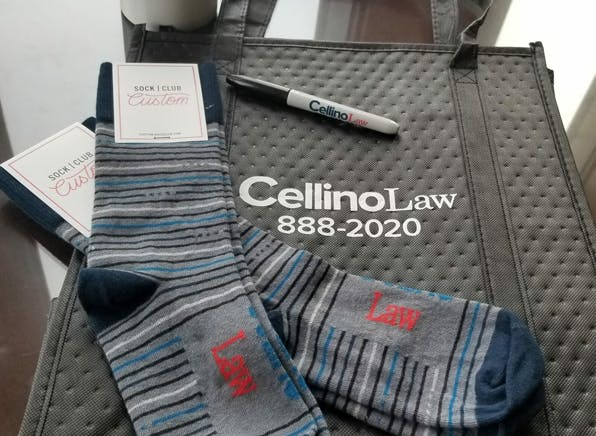 Case Study Cellino Law Custom Socks