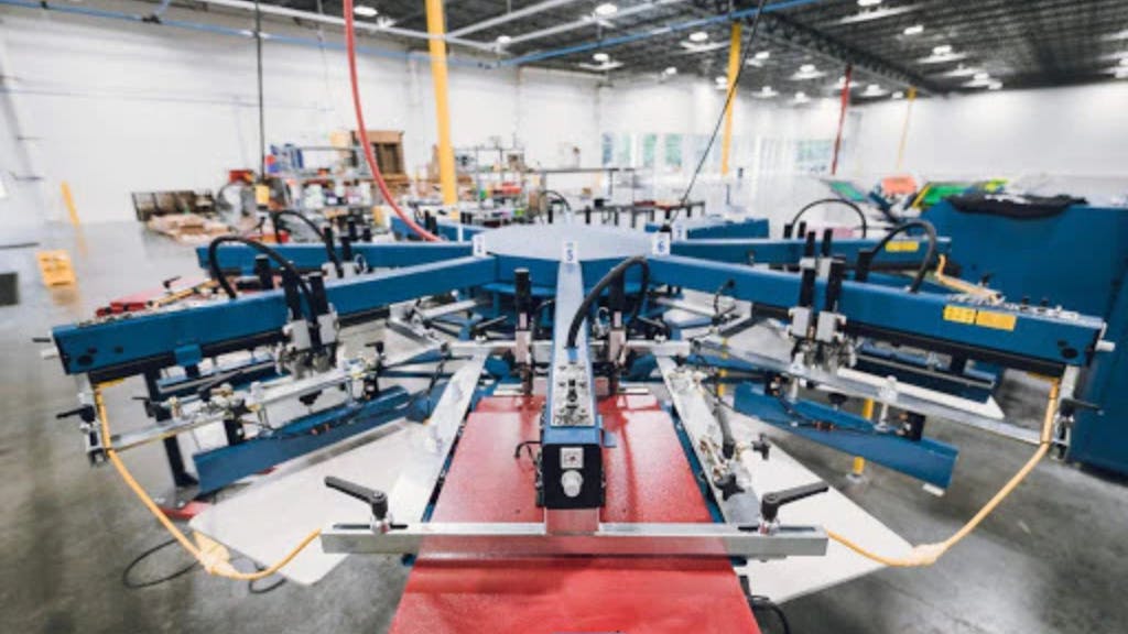 Sock printing machines