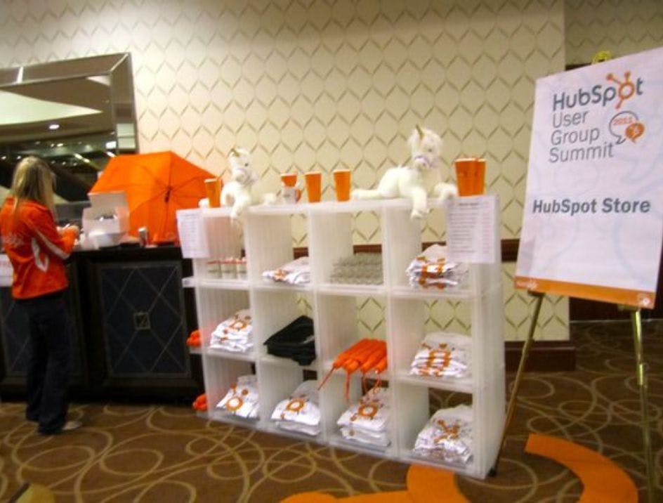 Event Merch Store at the HubSpot User Group Summit