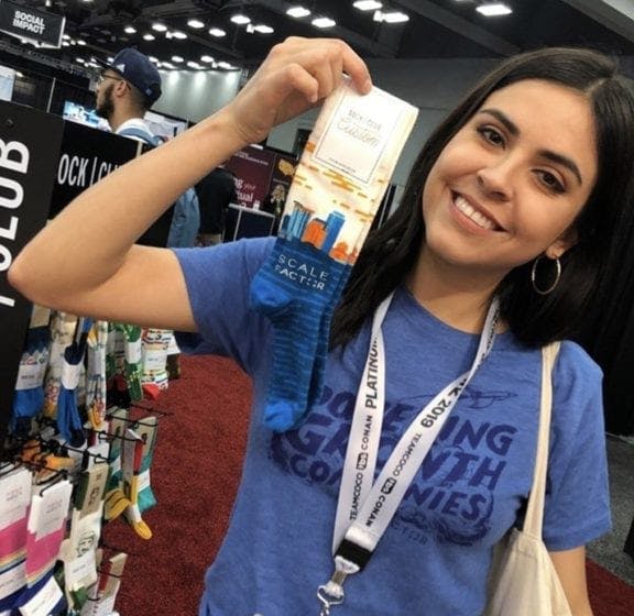 Custom Socks for Scalefactor Trade Show and Event Giveaways