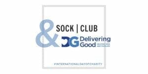 Sock Club partnership with Delivering Good