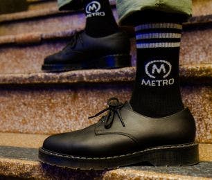 Branded Socks for Metro Chicago's Online Music Merch Store