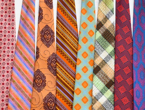 Fun and funky ties are in for Father's Day.