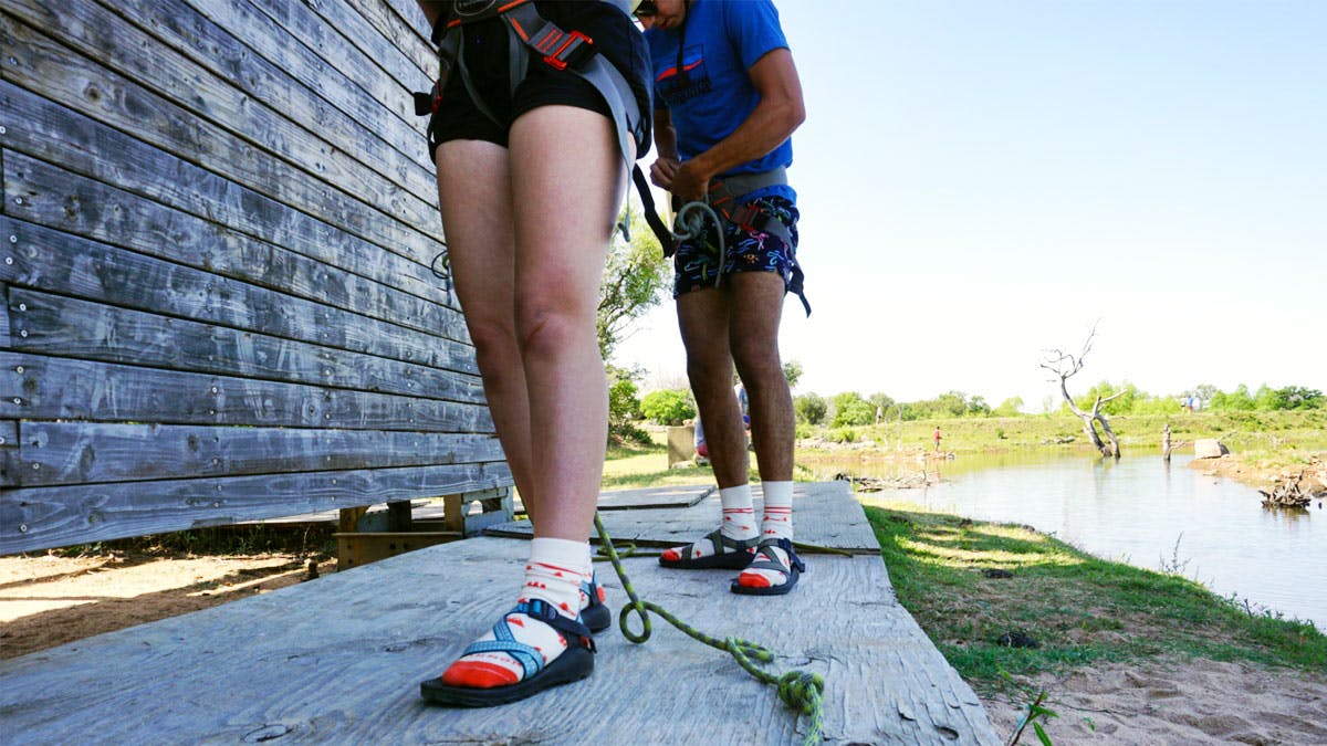 Camp Kammok Uses Custom Socks for the best volunteer gift