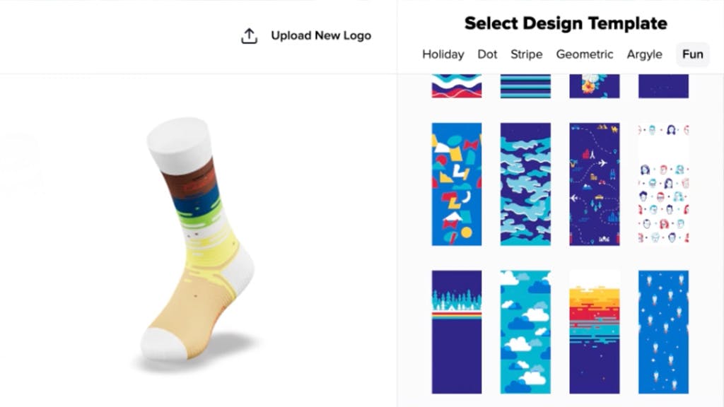 Our new custom sock design builder tool is here