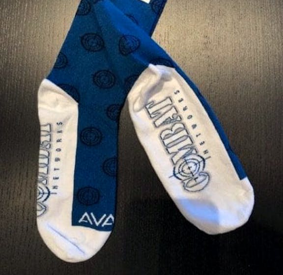 Custom Socks for Combat Networks Branded Swag Employee Appreciation Gifts