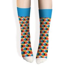 Teampay custom socks by Sock Club front view