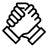 Icon of hands holding