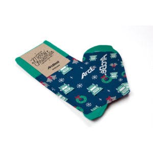 Custom Socks for ArcBest by Sock Club with custom packaging 