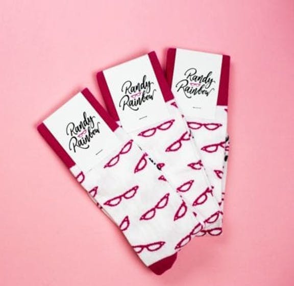 Custom Socks for Randy Rainbow Branded Merch and Custom Swag