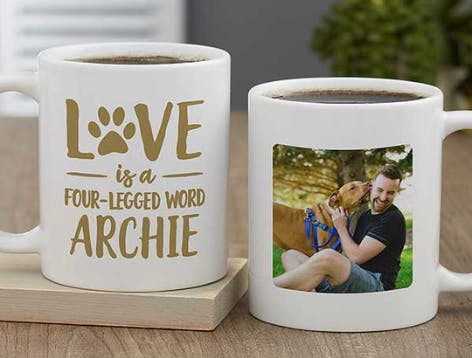 Personalized mug gift for dog parent