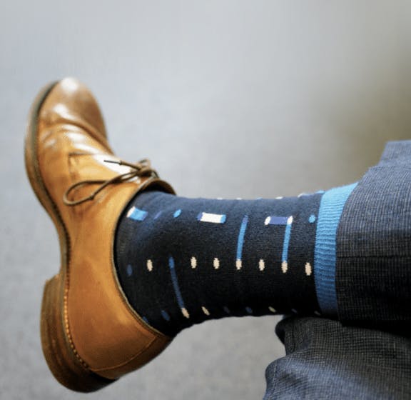 Custom Socks for Creme Global Company Swag