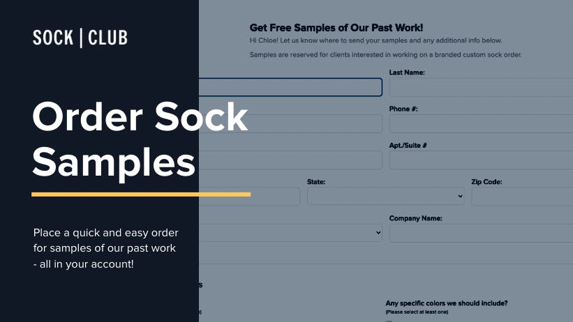 How To Order Free Sock Samples