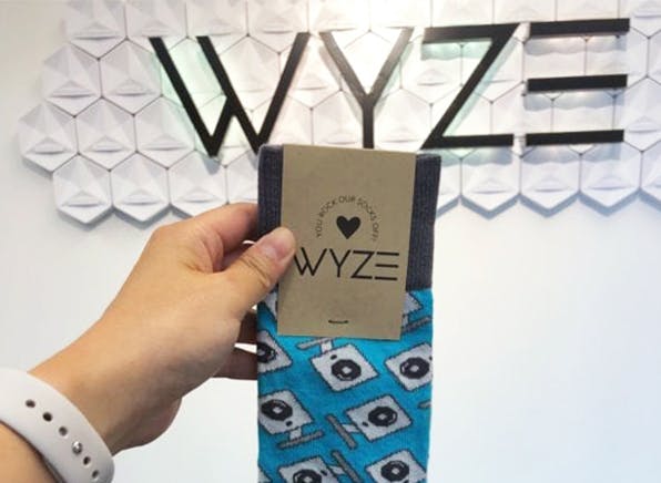 Case study Wyze Labs custom socks 