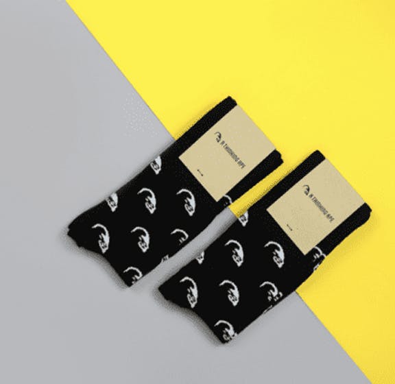 Custom Socks for A Thinking Ape Employee Appreciation Onboarding Kits