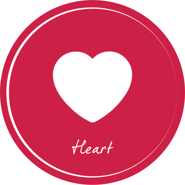 Heart badge
