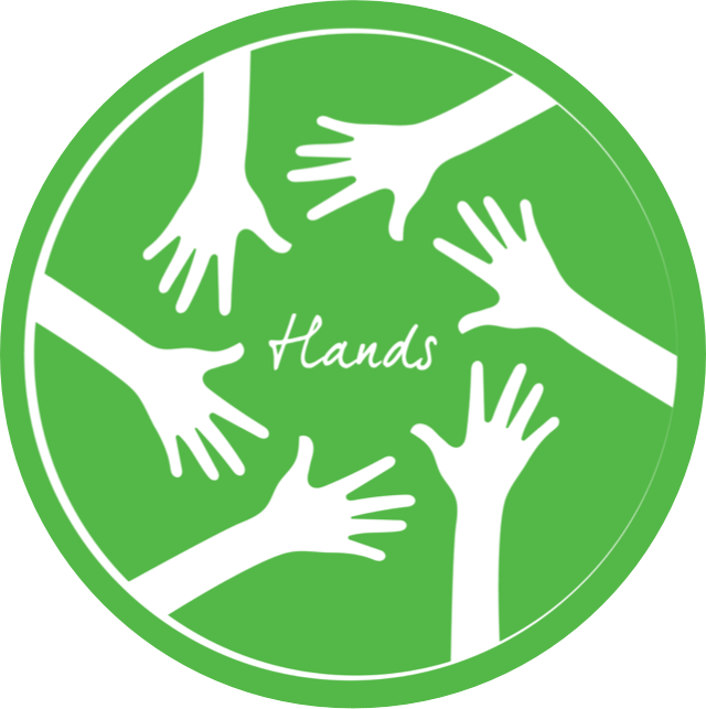 Hands badge