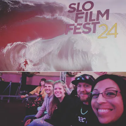 Das SoCreate-Team sieht sich das SLO Film Festival an