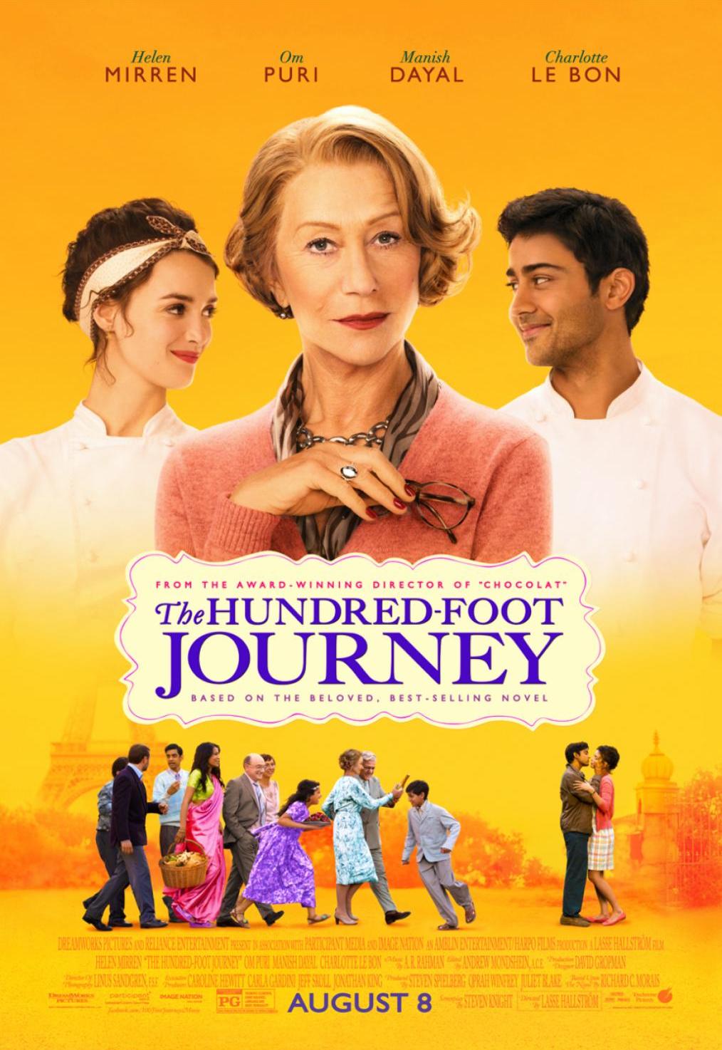 The Hundred-Foot Journey  映画ポスター（マダム・マロリーと魔法のスパイス）