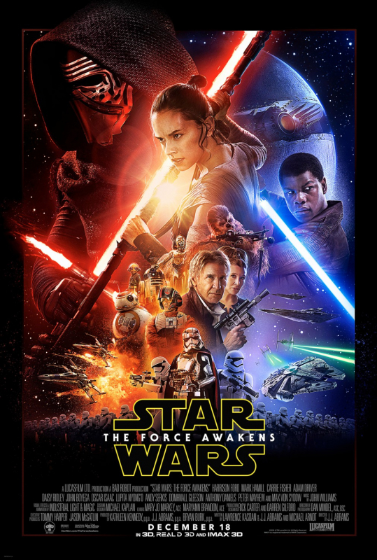 Star Wars The Force Awakens映画ポスター（スター・ウォーズ／フォースの覚醒）
