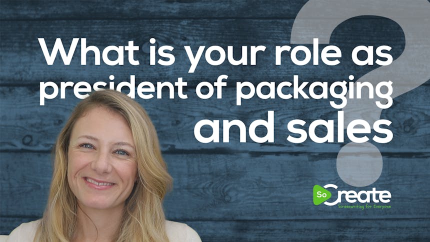 Tiffany Boyle on a graphic that reads "What is your role as president of packaging and sales?"