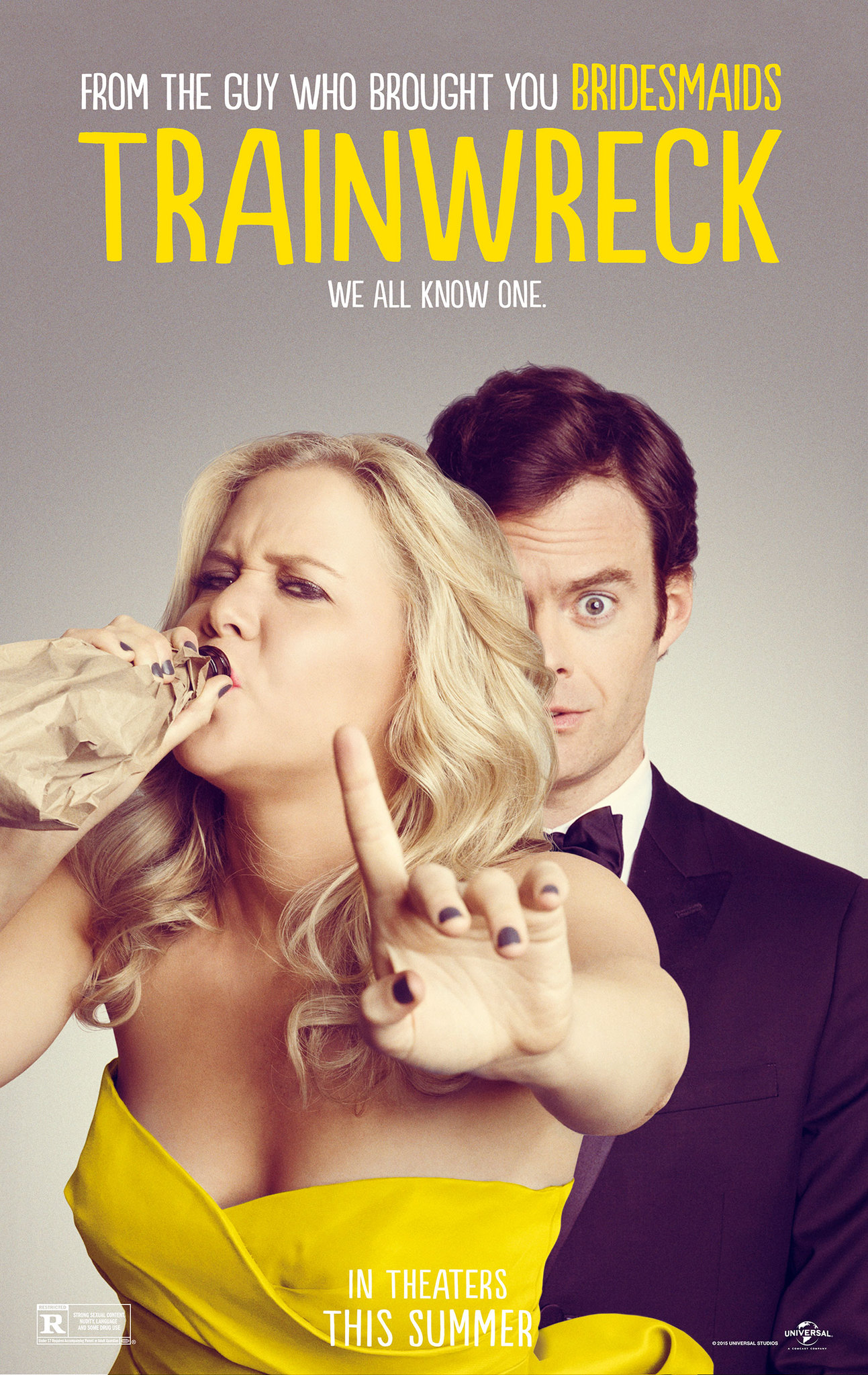 Trainwreck 映画ポスター（エイミー、エイミー、エイミー！　こじらせシングルライフの抜け出し方）