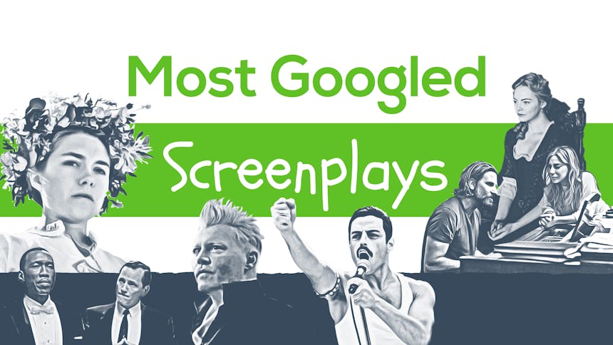 Most Googled Screenplays graphic
