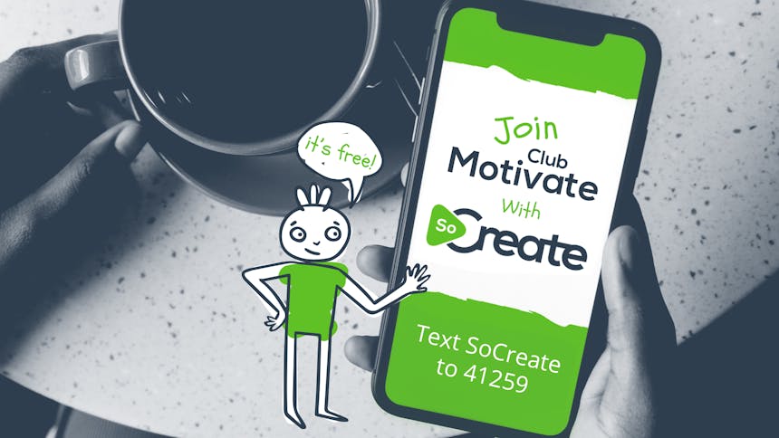 Club Motivare con SoCreate su un dispositivo mobile