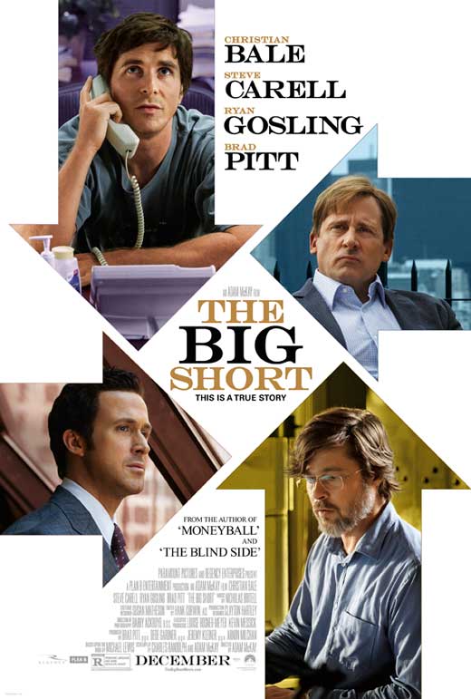 The Big Short 映画ポスター（マネー・ショート 華麗なる大逆転）