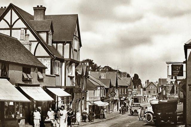 Lyndhurst High Street can be found in Kelly's Directory of Hampshire and the Isle of Wight, 1931