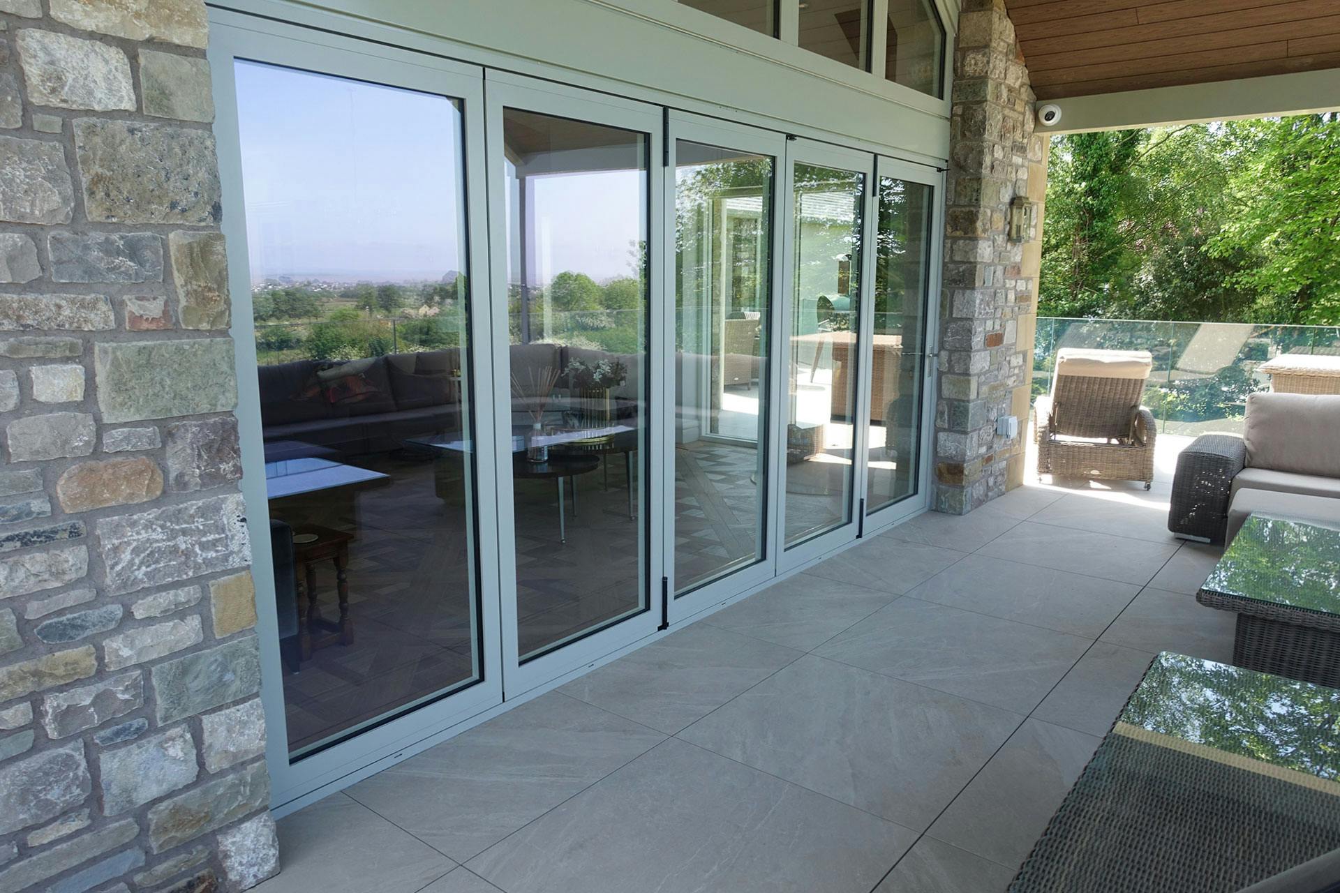 RAL colour 7044 silk grey frame for doors & windows