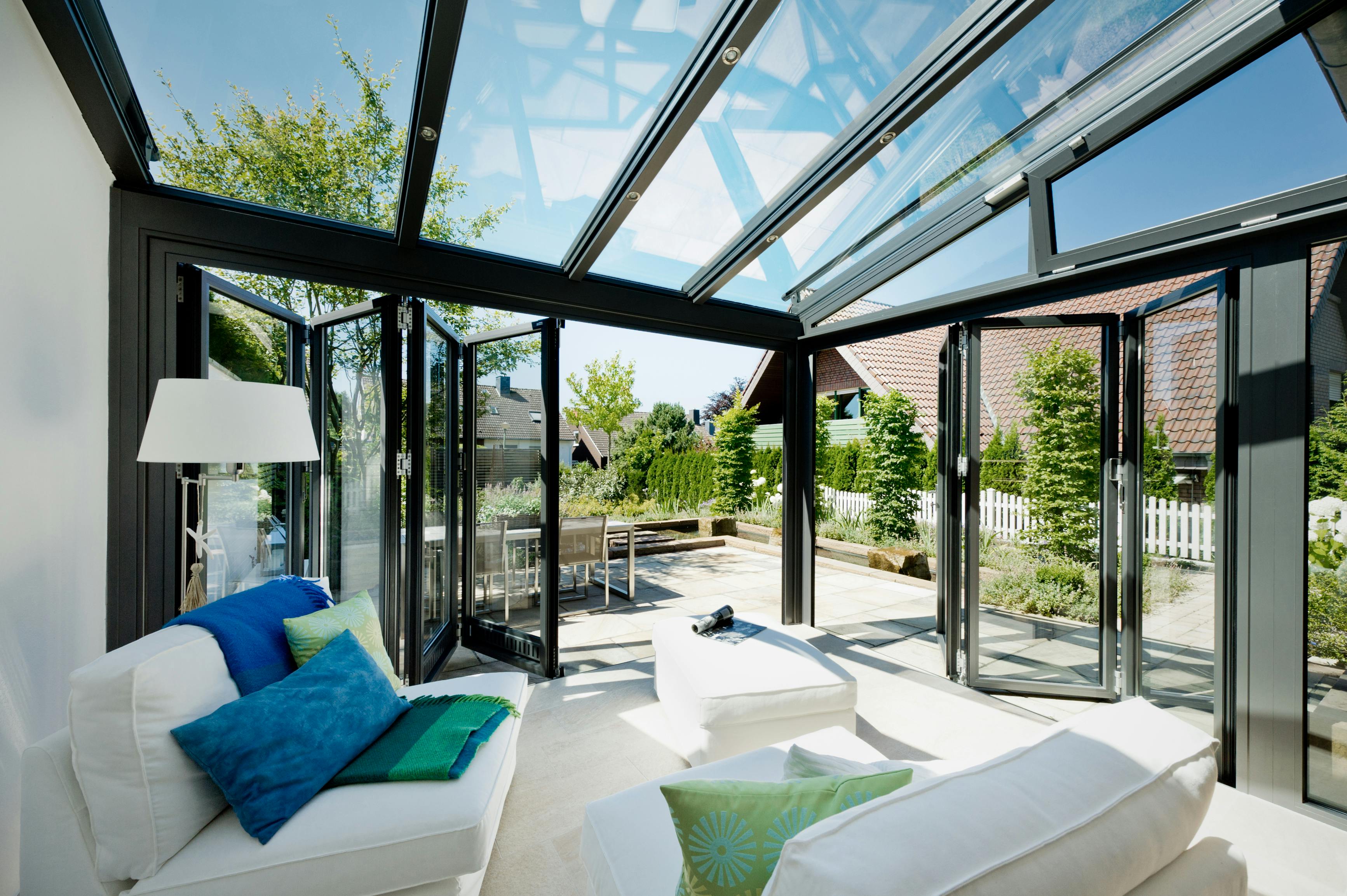 Wintergarden glass extension