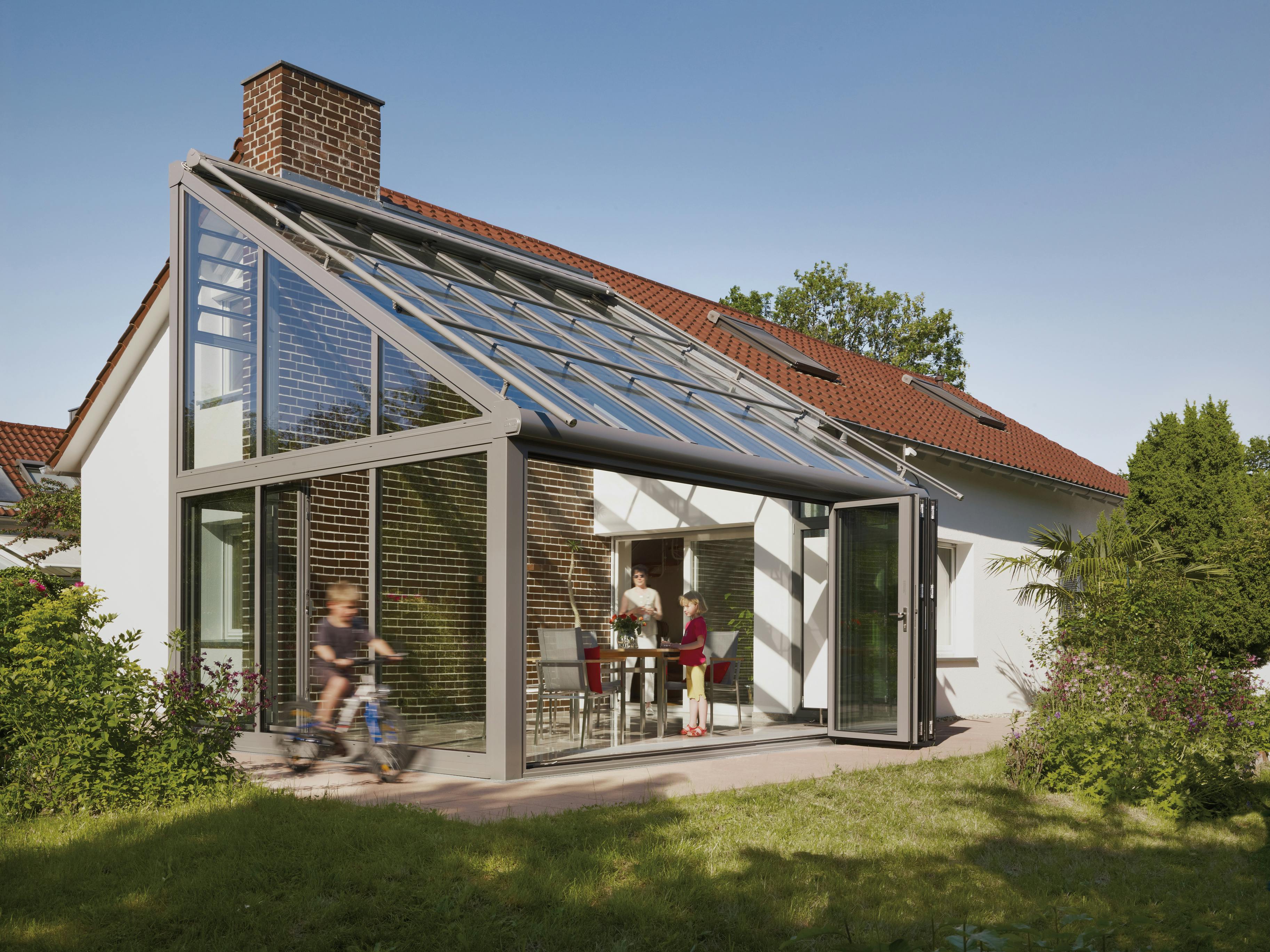 Wintergarden glass extension
