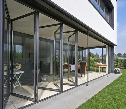 Solarlux Woodline Bi-fold Doors Yorkshire